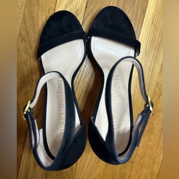 Stuart Weitzman NUDIST HOLLYWOOD PLATFORM SANDAL Sz 7 - Picture 8 of 9